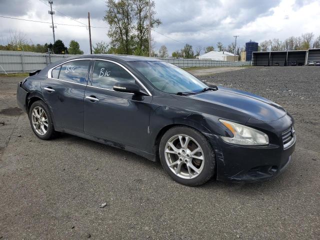 1N4AA5AP7CC830574 - 2012 NISSAN MAXIMA S BLACK photo 4