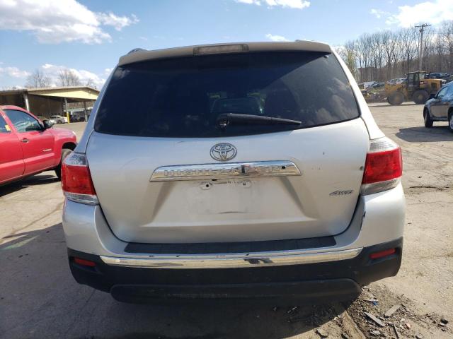 5TDDK3EH9CS165896 - 2012 TOYOTA HIGHLANDER LIMITED SILVER photo 6