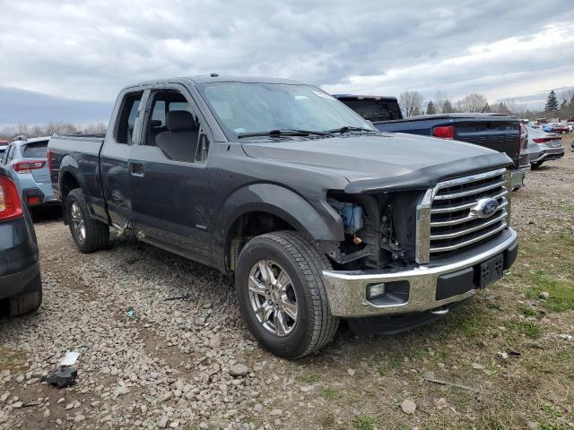 1FTEX1EP8GKG03158 - 2016 FORD F150 SUPER CAB CHARCOAL photo 4