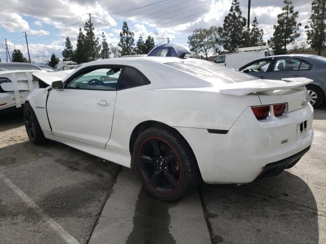 2G1FC1ED9B9169695 - 2011 CHEVROLET CAMARO LT WHITE photo 2