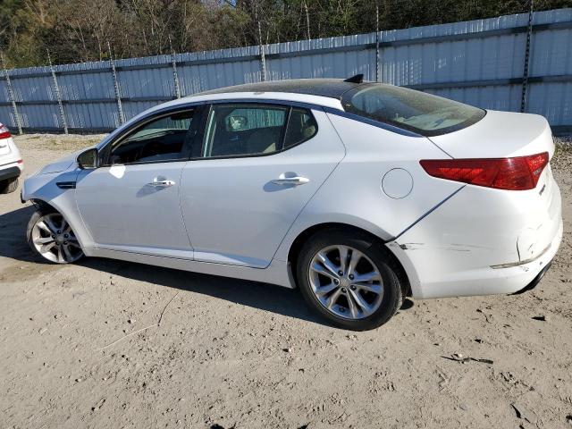 5XXGN4A77DG101897 - 2013 KIA OPTIMA EX WHITE photo 2