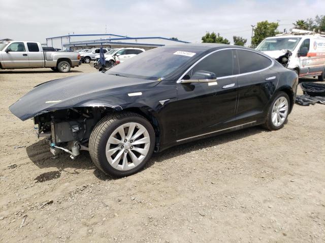 5YJSA1E1XHF185510 - 2017 TESLA MODEL S Negro foto 1