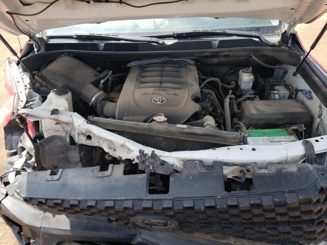 5TFUM5F10KX081241 - 2019 TOYOTA TUNDRA DOUBLE CAB SR/SR5 WHITE photo 11