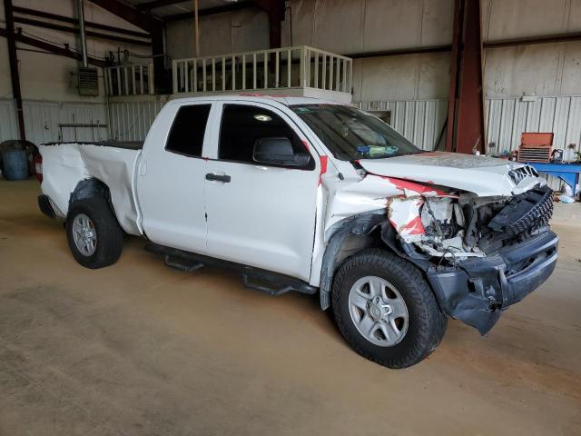 5TFUM5F10KX081241 - 2019 TOYOTA TUNDRA DOUBLE CAB SR/SR5 WHITE photo 4