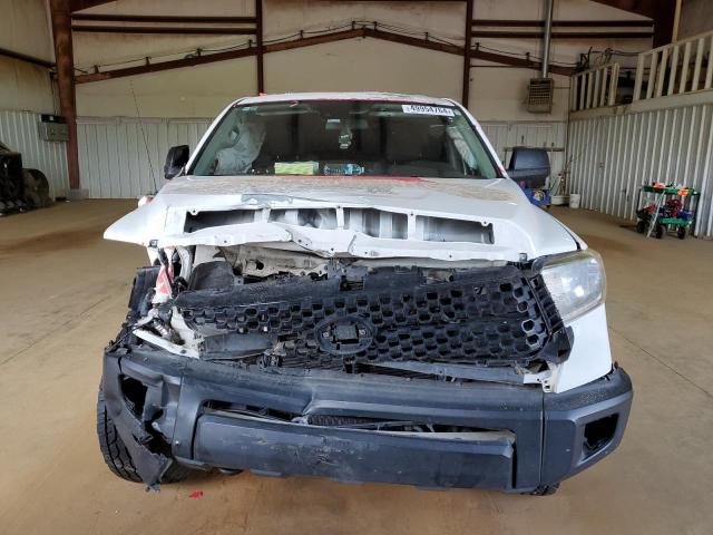 5TFUM5F10KX081241 - 2019 TOYOTA TUNDRA DOUBLE CAB SR/SR5 WHITE photo 5