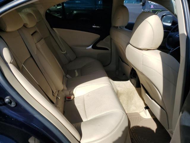 JTHBK262372034440 - 2007 LEXUS IS 250 BLUE photo 10