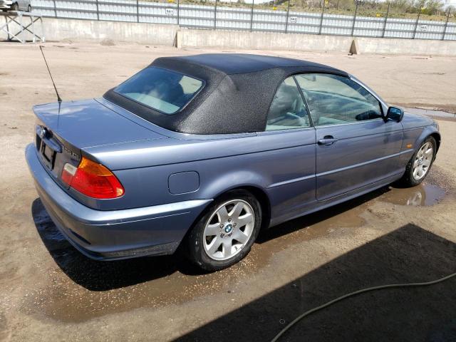 WBABS33431JY51267 - 2001 BMW 325 CI BLUE photo 3