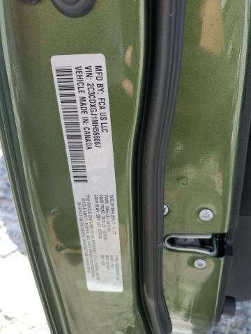 2C3CDXGJ1MH566067 - 2021 DODGE CHARGER SCAT PACK GREEN photo 12