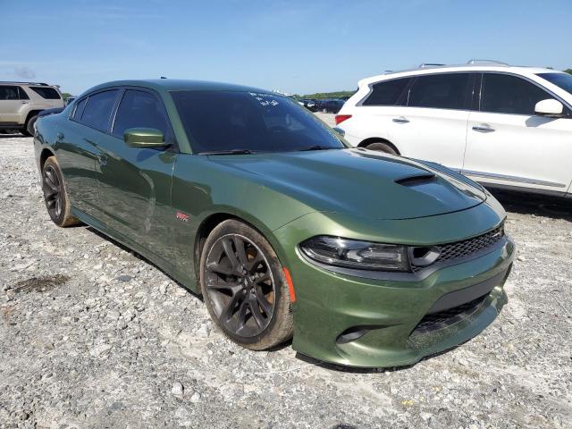 2C3CDXGJ1MH566067 - 2021 DODGE CHARGER SCAT PACK GREEN photo 4