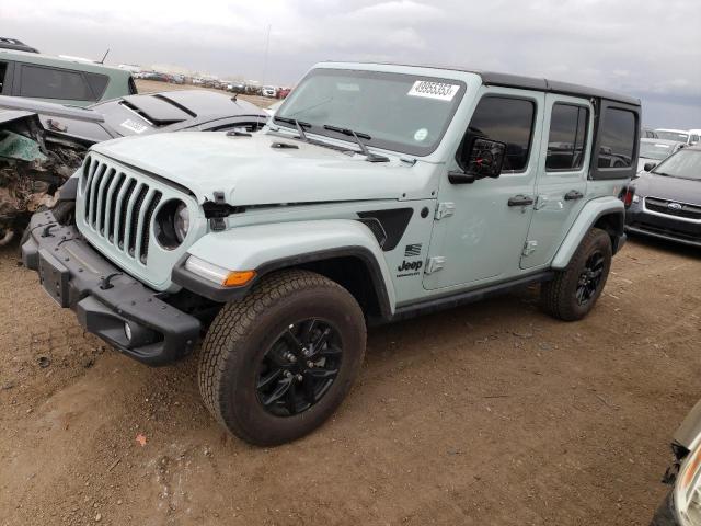 1C4HJXDG8PW582842 - 2023 JEEP WRANGLER SPORT GRAY photo 1