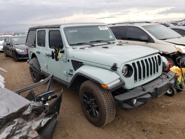 1C4HJXDG8PW582842 - 2023 JEEP WRANGLER SPORT GRAY photo 4