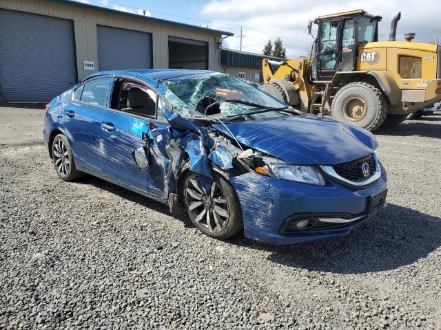 2HGFB2F95FH542299 - 2015 HONDA CIVIC EXL 蓝色 照片 4