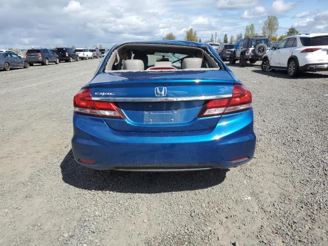 2HGFB2F95FH542299 - 2015 HONDA CIVIC EXL 蓝色 照片 6