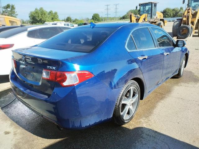 JH4CU26619C018252 - 2009 ACURA TSX BLUE photo 4