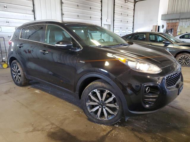 KNDPNCAC0H7072328 - 2017 KIA SPORTAGE EX BLACK photo 4