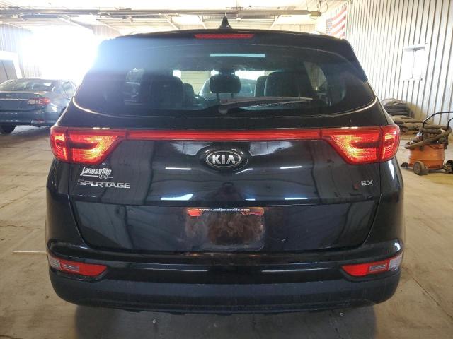 KNDPNCAC0H7072328 - 2017 KIA SPORTAGE EX BLACK photo 6