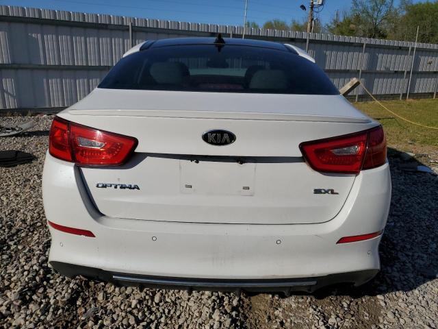 5XXGR4A67FG460651 - 2015 KIA OPTIMA SX WHITE photo 6