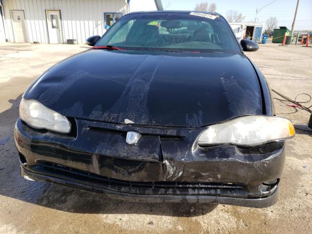 2G1WX15K619192160 - 2001 CHEVROLET MONTE CARL SS BLACK photo 5