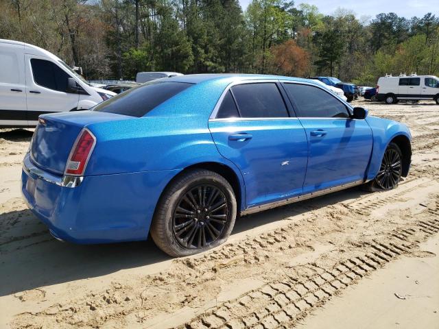 2C3CCARG8EH148558 - 2014 CHRYSLER 300 BLUE photo 3