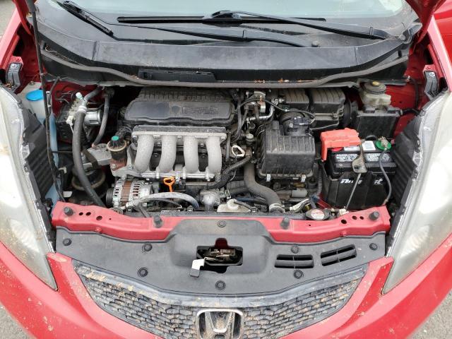 JHMGE8H33DC080815 - 2013 HONDA FIT RED photo 11