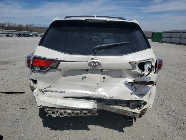 5TDJKRFH4FS121555 - 2015 TOYOTA HIGHLANDER XLE WHITE photo 6