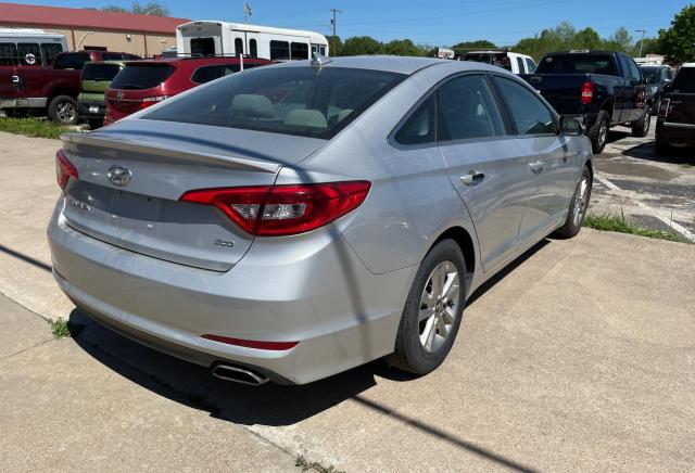 5NPE24AA1GH353813 - 2016 HYUNDAI SONATA ECO SILVER photo 4