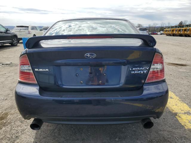 4S3BL676356220668 - 2005 SUBARU LEGACY GT LIMITED BLUE photo 6