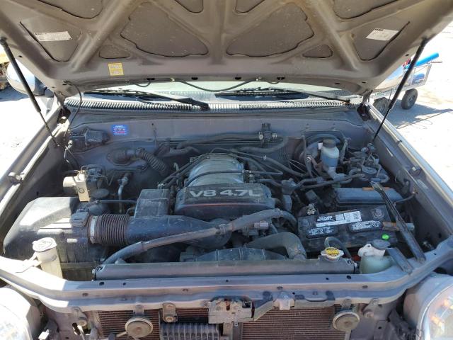 5TBRT3414YS051845 - 2000 TOYOTA TUNDRA ACCESS CAB ვერცხლისფერი ფოტო 11