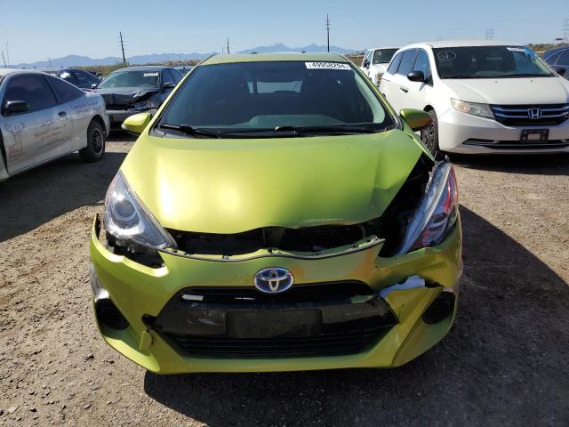 JTDKDTB34F1109098 - 2015 TOYOTA PRIUS C GREEN photo 5