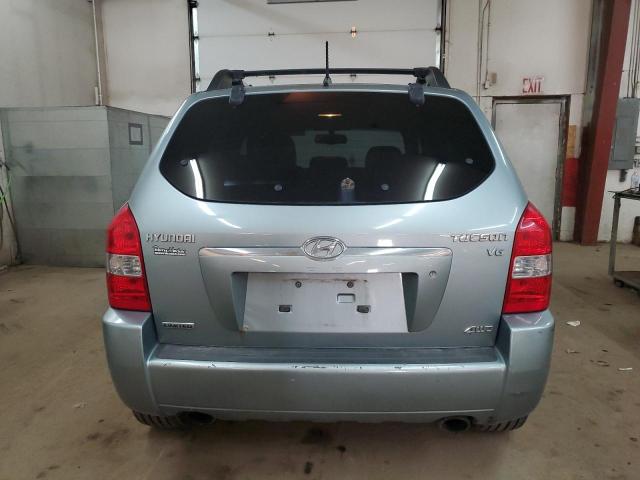 KM8JN72D37U636554 - 2007 HYUNDAI TUCSON SE TEAL photo 6