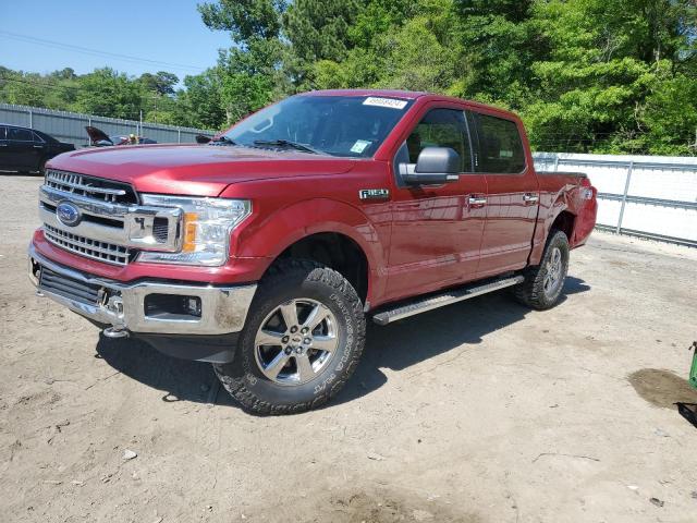 1FTEW1E51JKD66831 - 2018 FORD F150 SUPERCREW RED photo 1