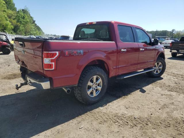 1FTEW1E51JKD66831 - 2018 FORD F150 SUPERCREW RED photo 3