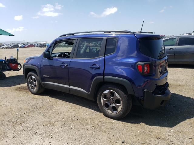 ZACCJAAB0JPG75083 - 2018 JEEP RENEGADE SPORT BLUE photo 2