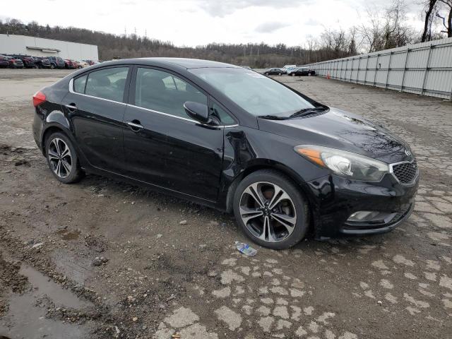 KNAFX4A80E5103864 - 2014 KIA FORTE EX BLACK photo 4