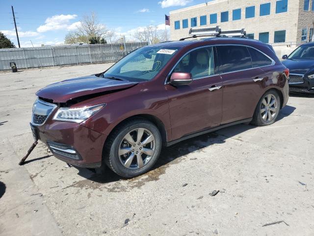 2016 ACURA MDX ADVANCE, 