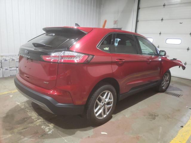 2FMPK4J99RBA31171 - 2024 FORD EDGE SEL BURGUNDY photo 3