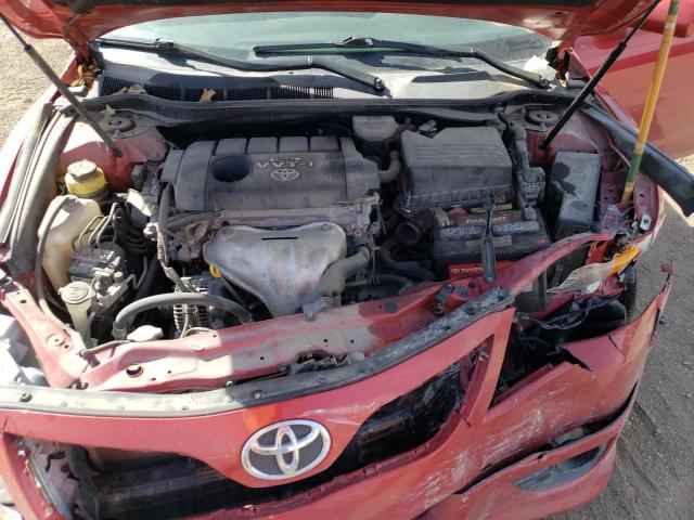 4T1BF3EK4AU560113 - 2010 TOYOTA CAMRY BASE RED photo 11