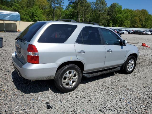 2HNYD18601H539599 - 2001 ACURA MDX TOURING SILVER photo 3