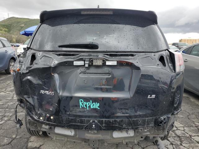 2T3ZFREV0JW484148 - 2018 TOYOTA RAV4 LE BLACK photo 6