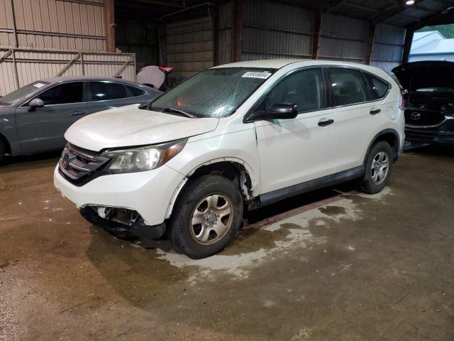 5J6RM3H35EL026587 - 2014 HONDA CR-V LX WHITE photo 1