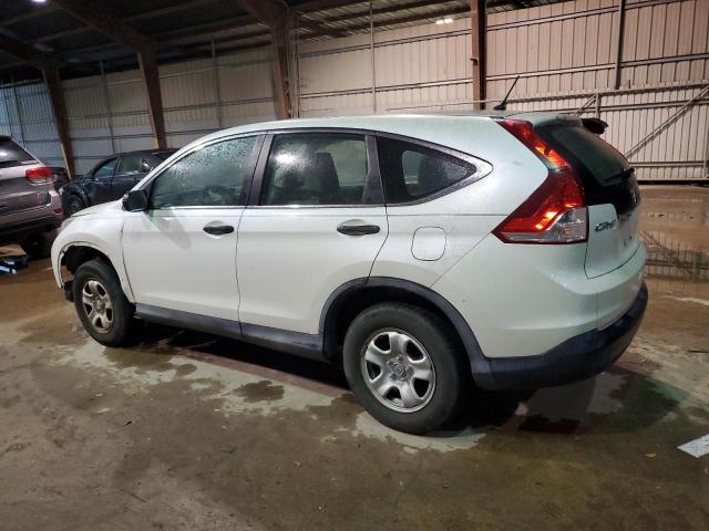 5J6RM3H35EL026587 - 2014 HONDA CR-V LX WHITE photo 2