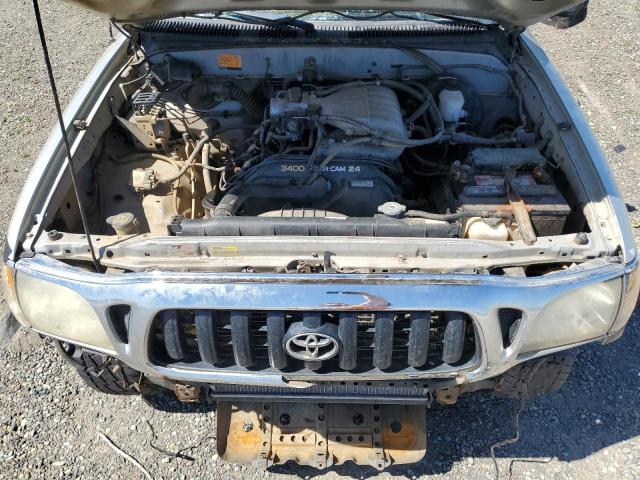 5TEWN72NX3Z278275 - 2003 TOYOTA TACOMA XTRACAB SILVER photo 11