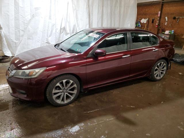 1HGCR2F56FA262112 - 2015 HONDA ACCORD SPORT BURGUNDY photo 1