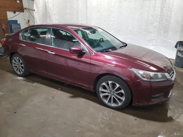 1HGCR2F56FA262112 - 2015 HONDA ACCORD SPORT BURGUNDY photo 4