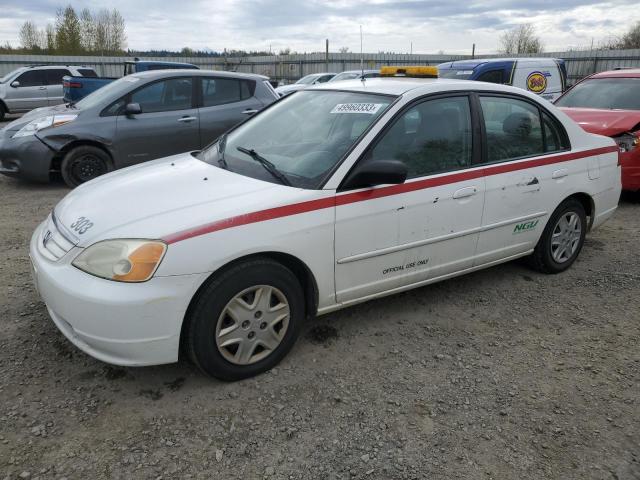 1HGEN26533L000102 - 2003 HONDA CIVIC GX WHITE photo 1