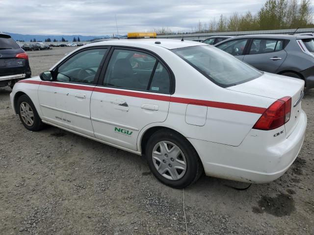 1HGEN26533L000102 - 2003 HONDA CIVIC GX WHITE photo 2