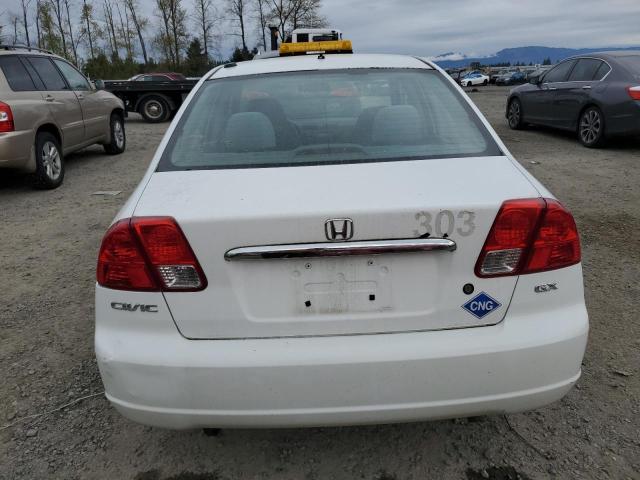 1HGEN26533L000102 - 2003 HONDA CIVIC GX WHITE photo 6