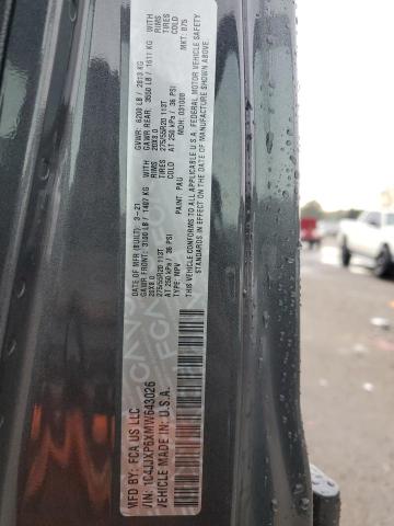 1C4JJXP6XMW643026 - 2021 JEEP WRANGLER U SAHARA 4XE GRAY photo 12