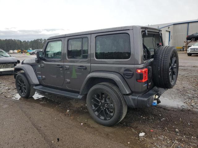 1C4JJXP6XMW643026 - 2021 JEEP WRANGLER U SAHARA 4XE GRAY photo 2