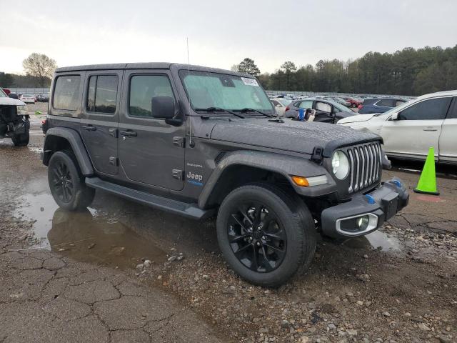 1C4JJXP6XMW643026 - 2021 JEEP WRANGLER U SAHARA 4XE GRAY photo 4